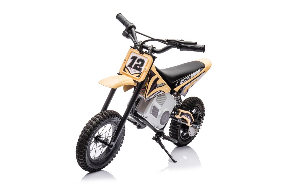 mamido Detská elektrická motorka Cross 350W 36V béžová