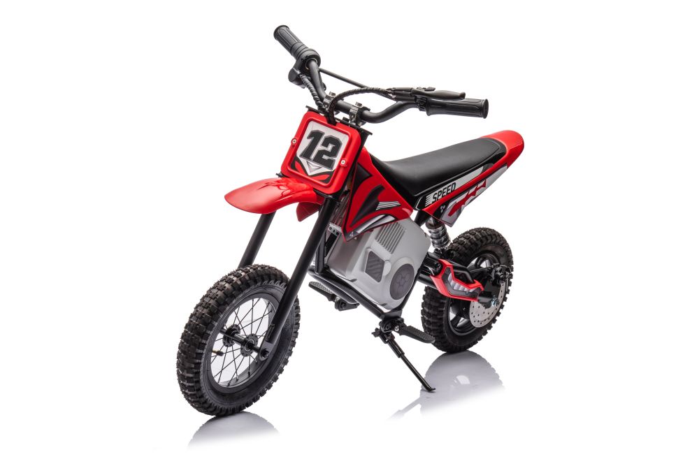 mamido Detská elektrická motorka Cross 350W 36V červená
