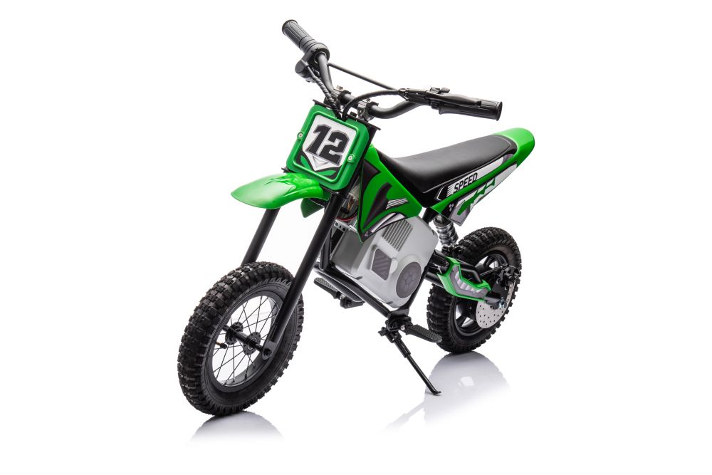 mamido Detská elektrická motorka Cross 350W 36V zelená