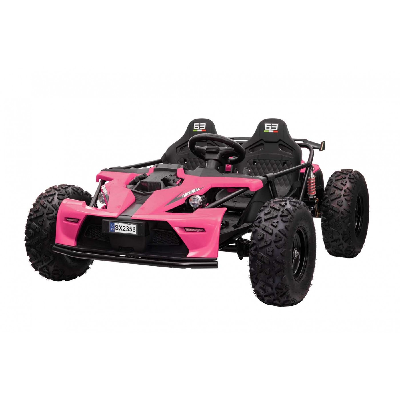 Elektrické autíčko Buggy GENERAL 63 ružové