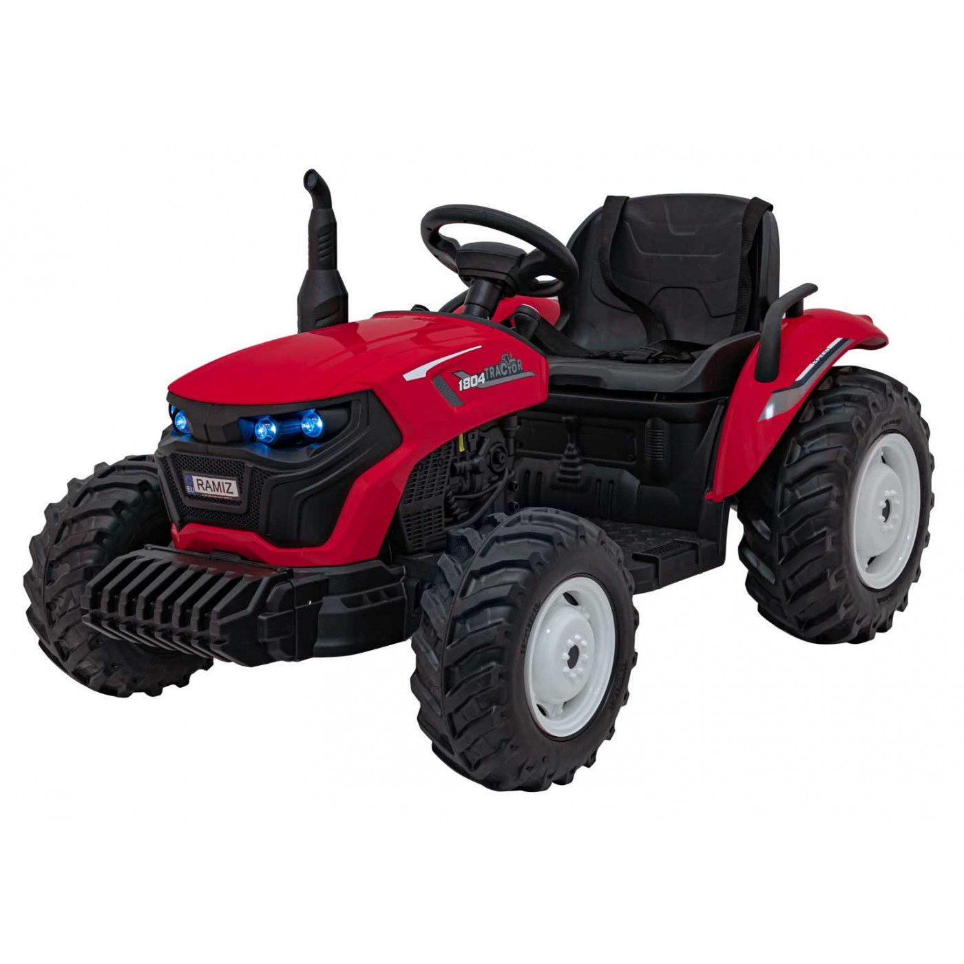 Detský elektrický traktor GROW 1804 24V červený
