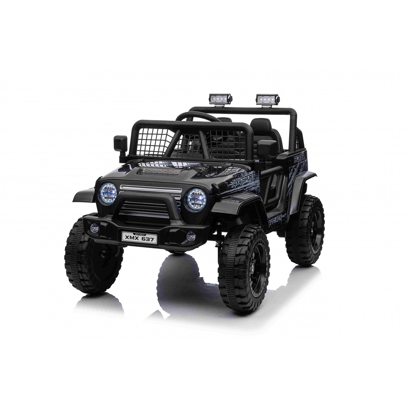 Elektrické autíčko OFF ROAD 4x4 SPORT čierne