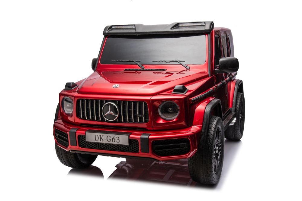 mamido Elektrické autíčko Mercedes G63 XXL 4x200W 24V MP4 červené
