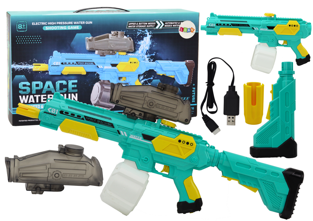 mamido Automatická vodná pištoľ M416 zelená