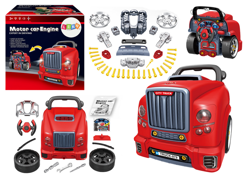 mamido Nákladné auto na rozmontovanie pre malého automechanika