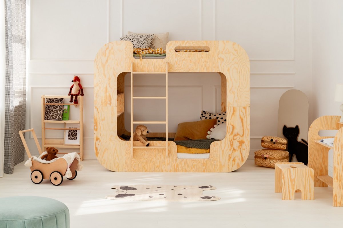 ADEKO  MUNDO Detská palanda domček Mila ADEKO Rozměry: 90 x 190 cm