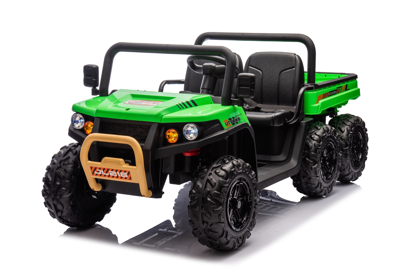 Detské elektrické autíčko UTV farmer 24V 4x200W so sklápačom zelené