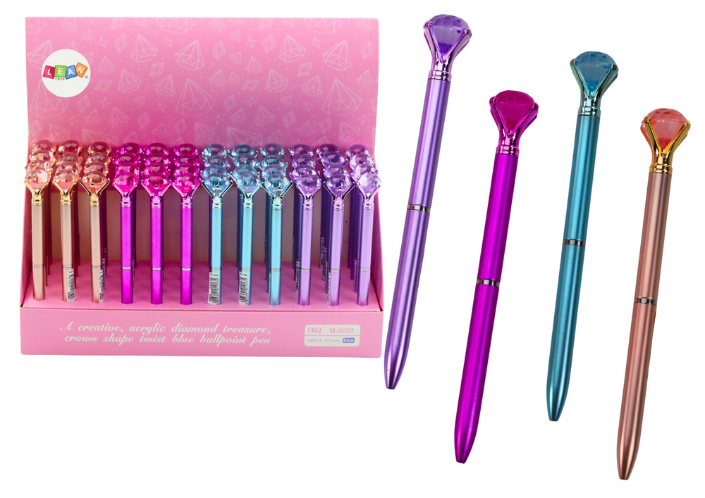 mamido  Propiska s diamantom matná modrý atrament 0,7 mm mix