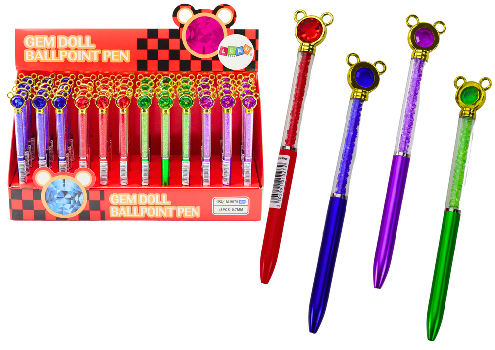 mamido  Prepiska s myškou a diamantmi modrý atrament 0,7 mm mix