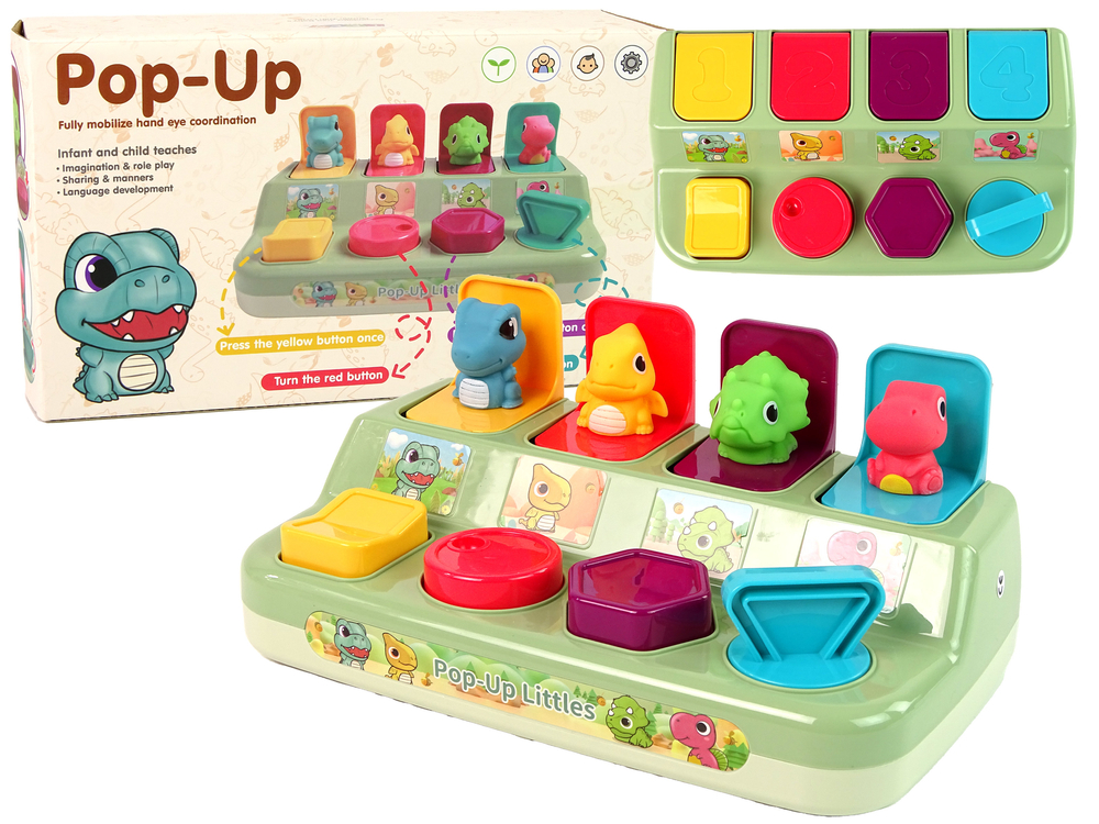 mamido Hračka Pop-up dinosaury