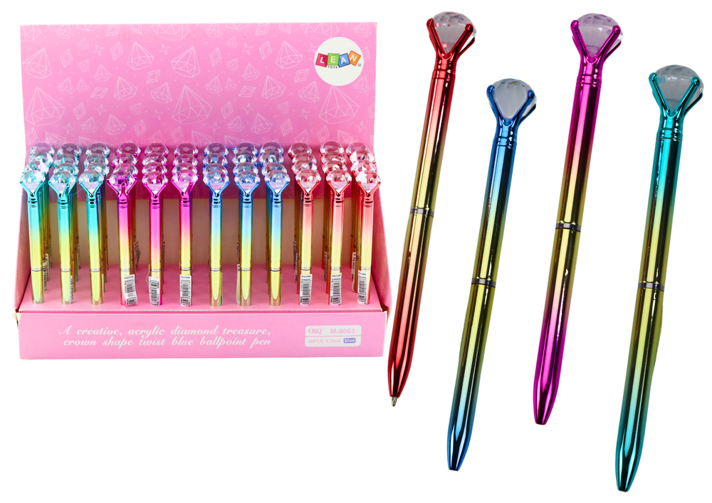 mamido  Propiska s diamantom modrý atrament 0,7 mm mix