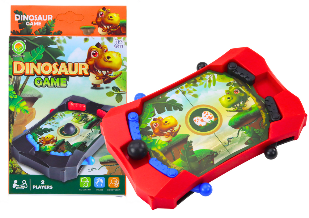Zručnostná mini hra dinosaury červená