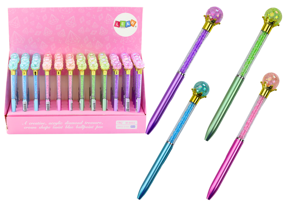 mamido  Propiska s vešteckou guľou modrý atrament 0,7 mm mix