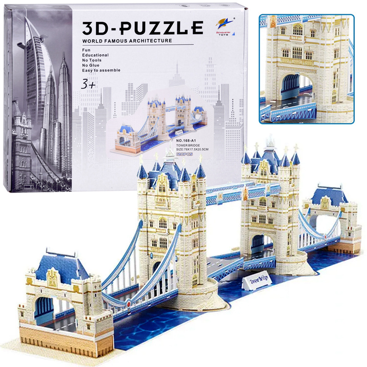 mamido 3D puzzle Tower Bridge Londýn 120 dielikov