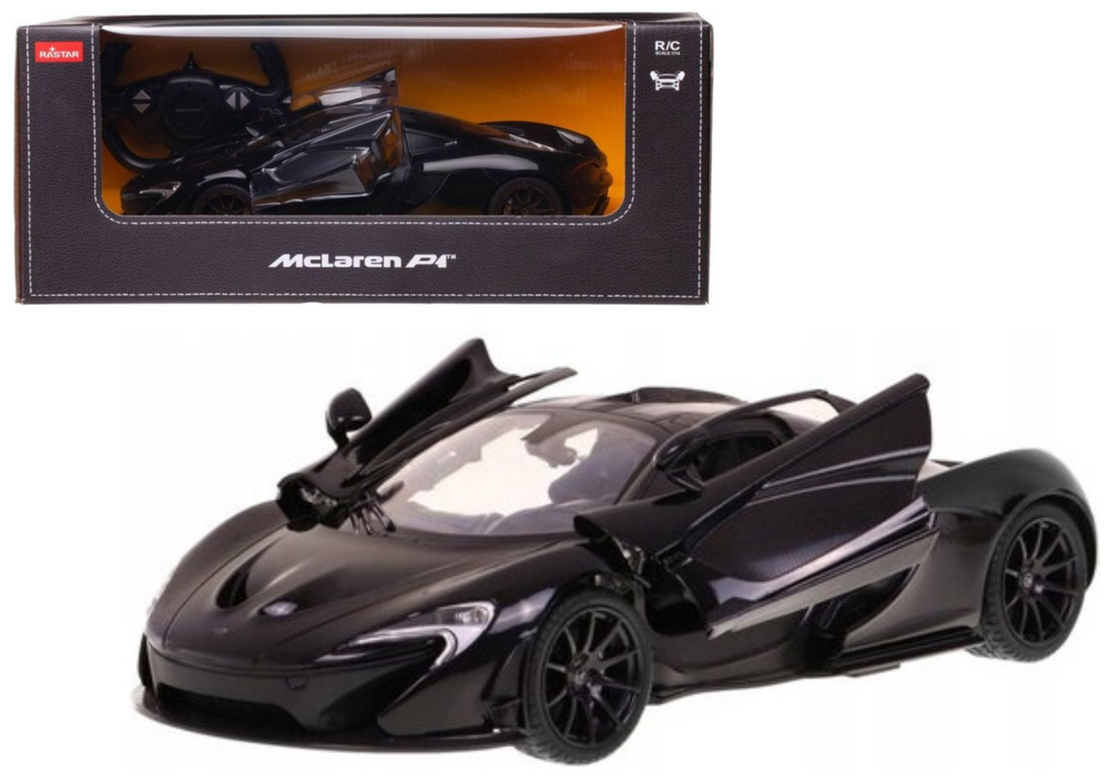 mamido Športové autíčko Mclaren P1 na diaľkové ovládanie RC 1:14 čierne