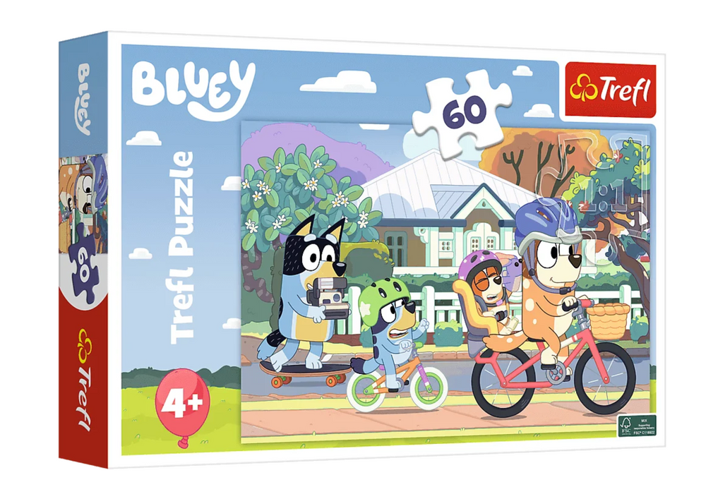 TREFL Puzzle Veselý Bluey 60 dielikov Trefl