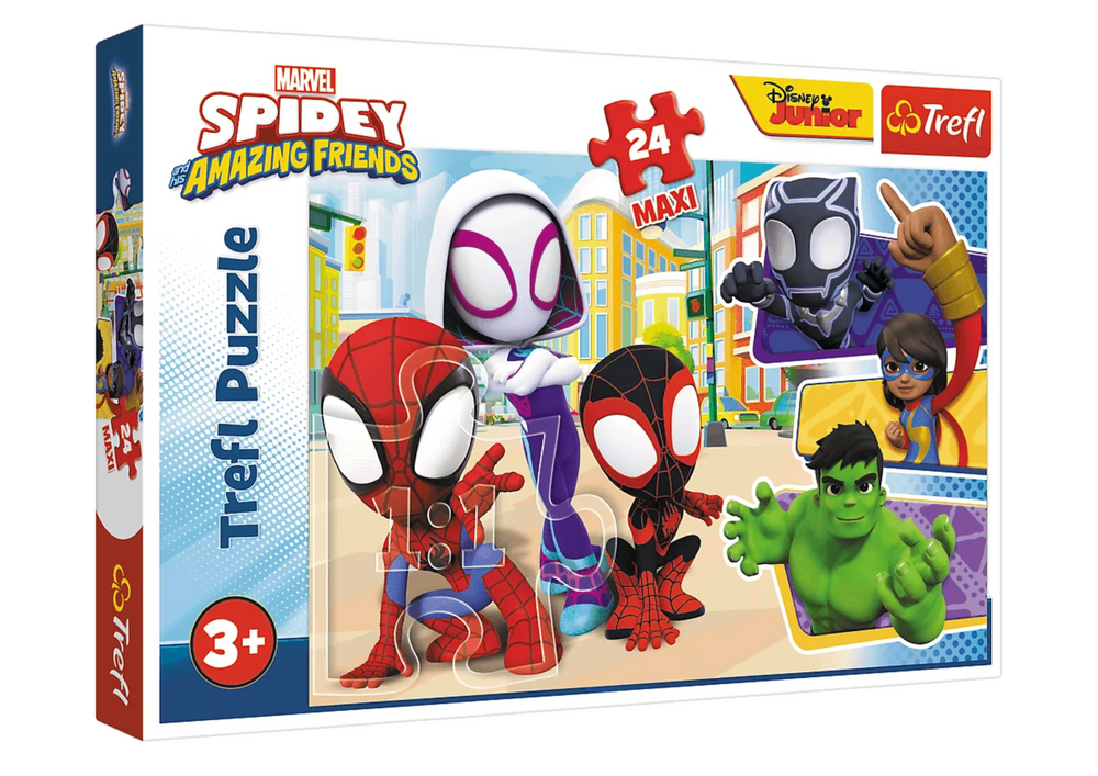 TREFL Puzzle Spidey a jeho úžasní priatelia 24 maxi dielikov Trefl