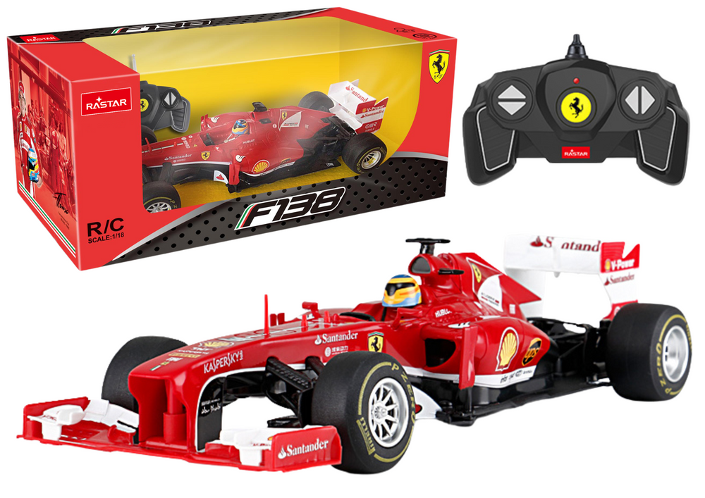 RASTAR Auto na diaľkové ovládanie RC Ferrari F1 1:18 Rastar červené