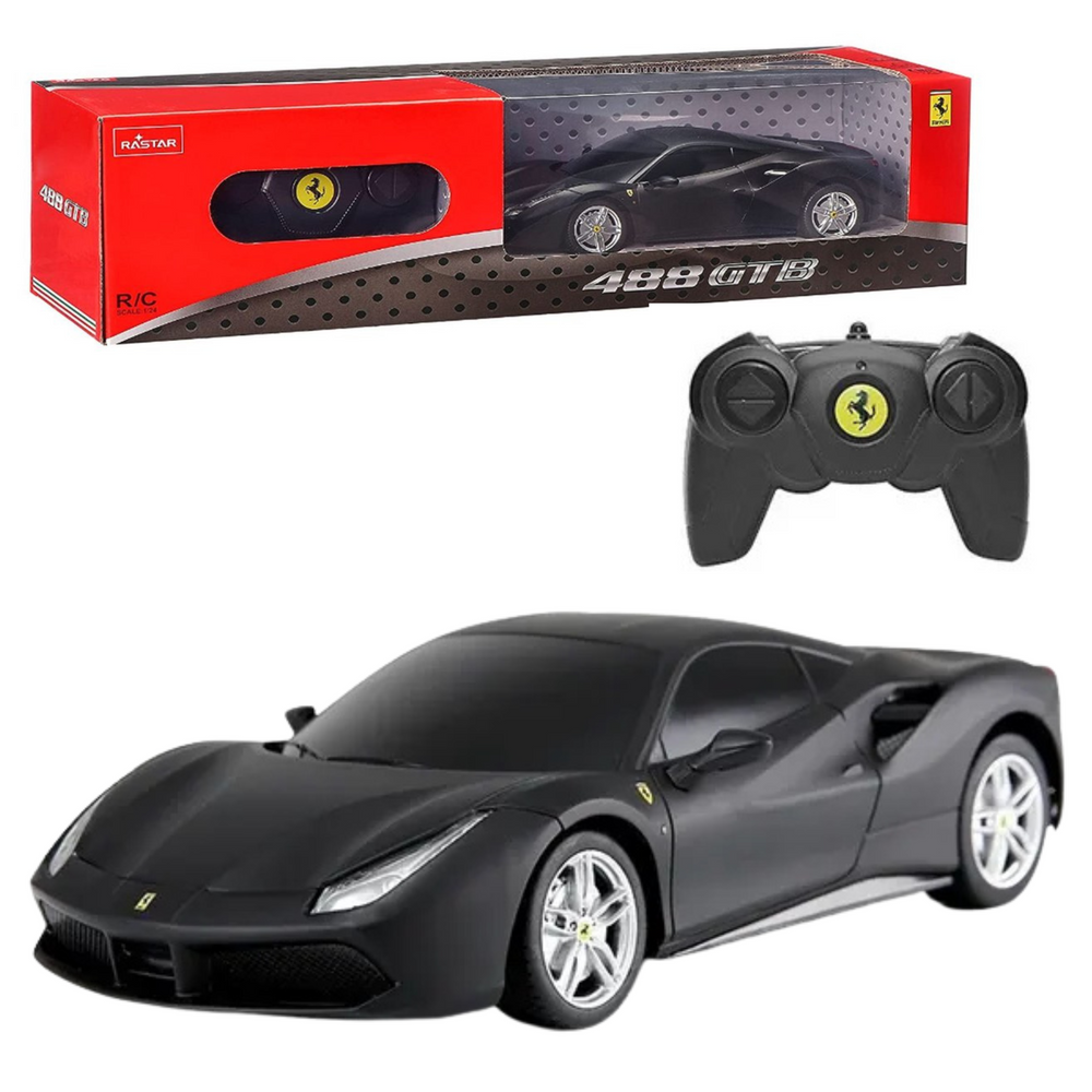 RASTAR Auto na diaľkové ovládanie Ferrari 488 GTB 1:24 Rastar červené