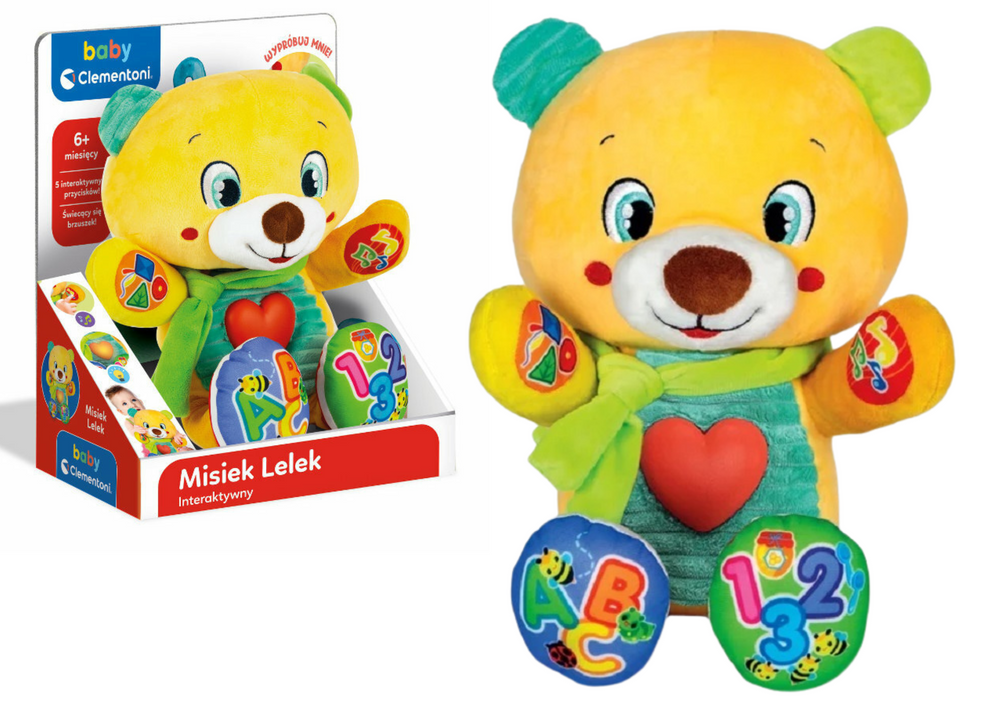 Interaktívny medvedík Lelek Clementoni 50704