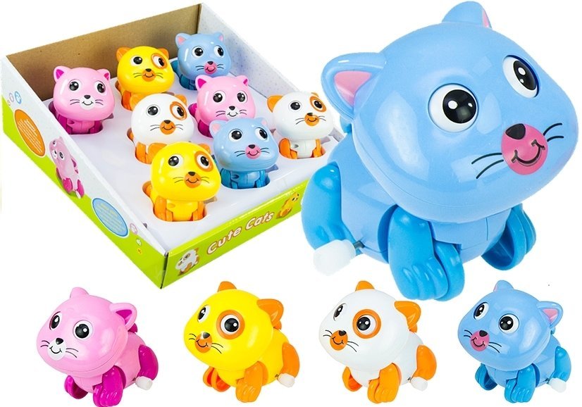 mamido  Naťahovacie mačiatka chodiace a vrtiace chvostíkom