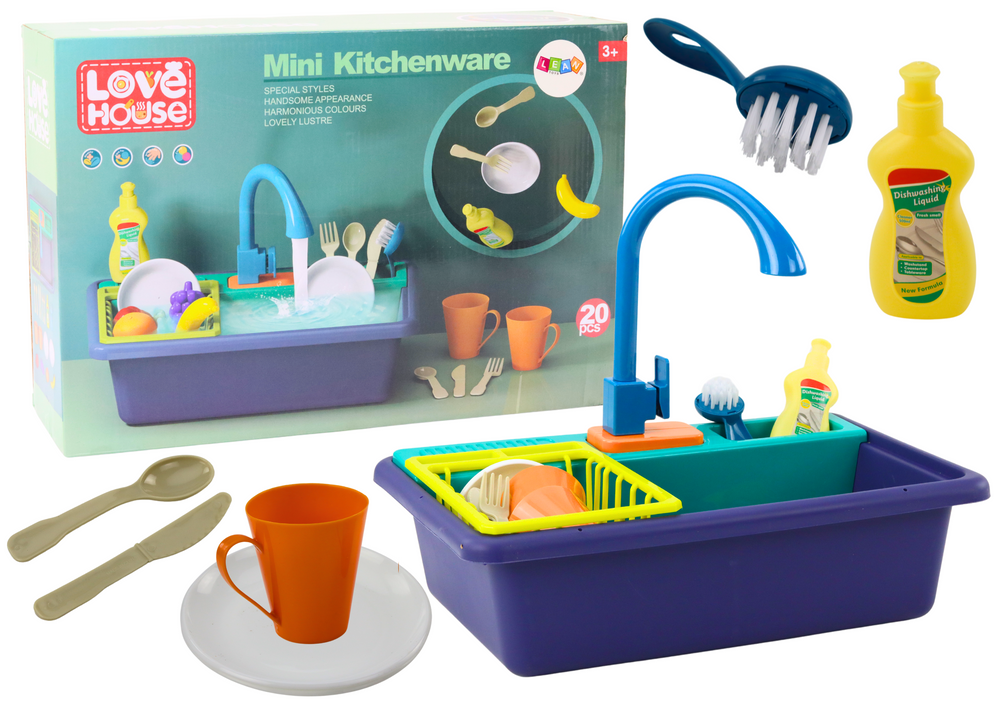 Elektrický drez s cirkuláciou vody a odkvapkávačom