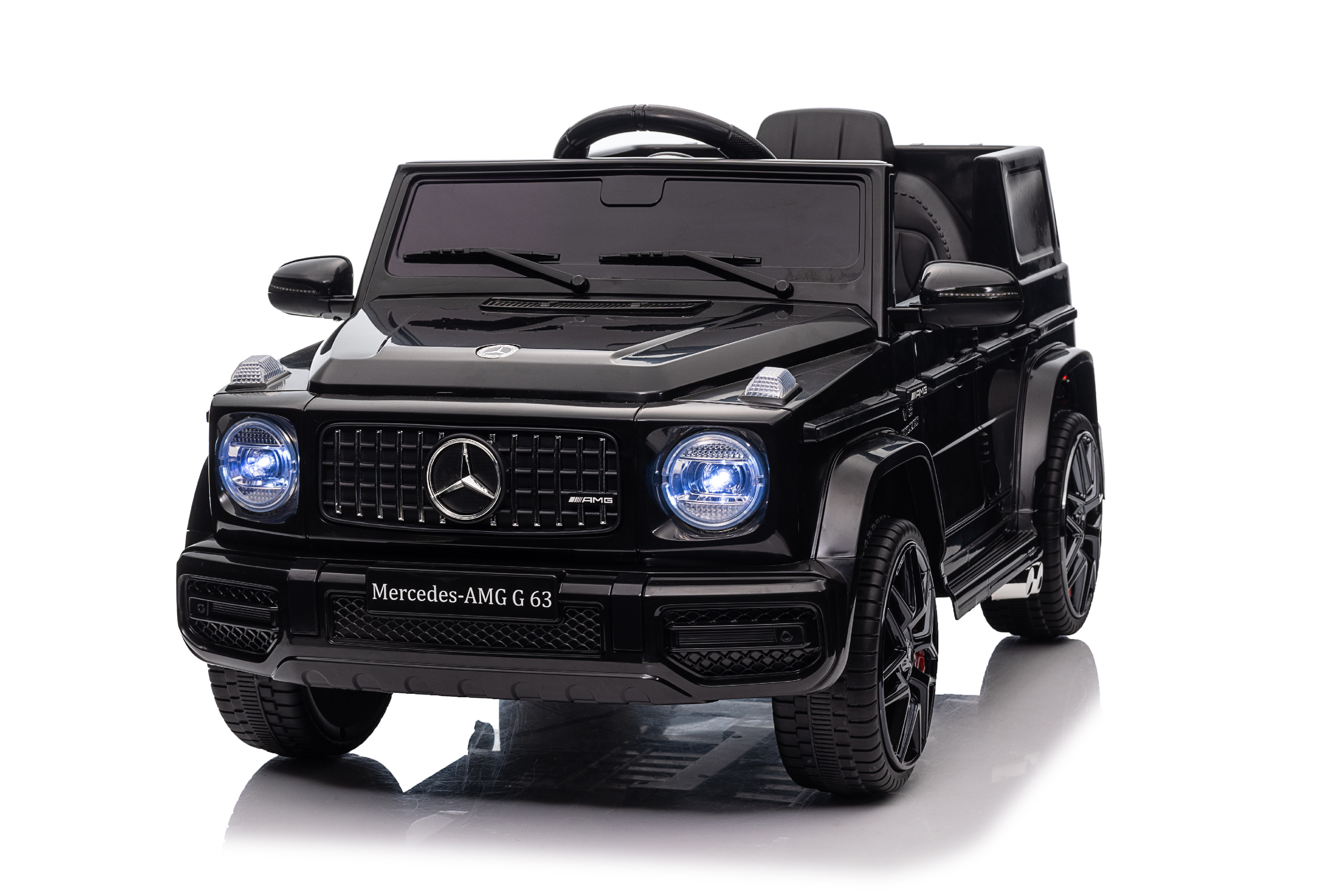 Detské elektrické autíčko Mercedes Benz G63 cabrio čierne