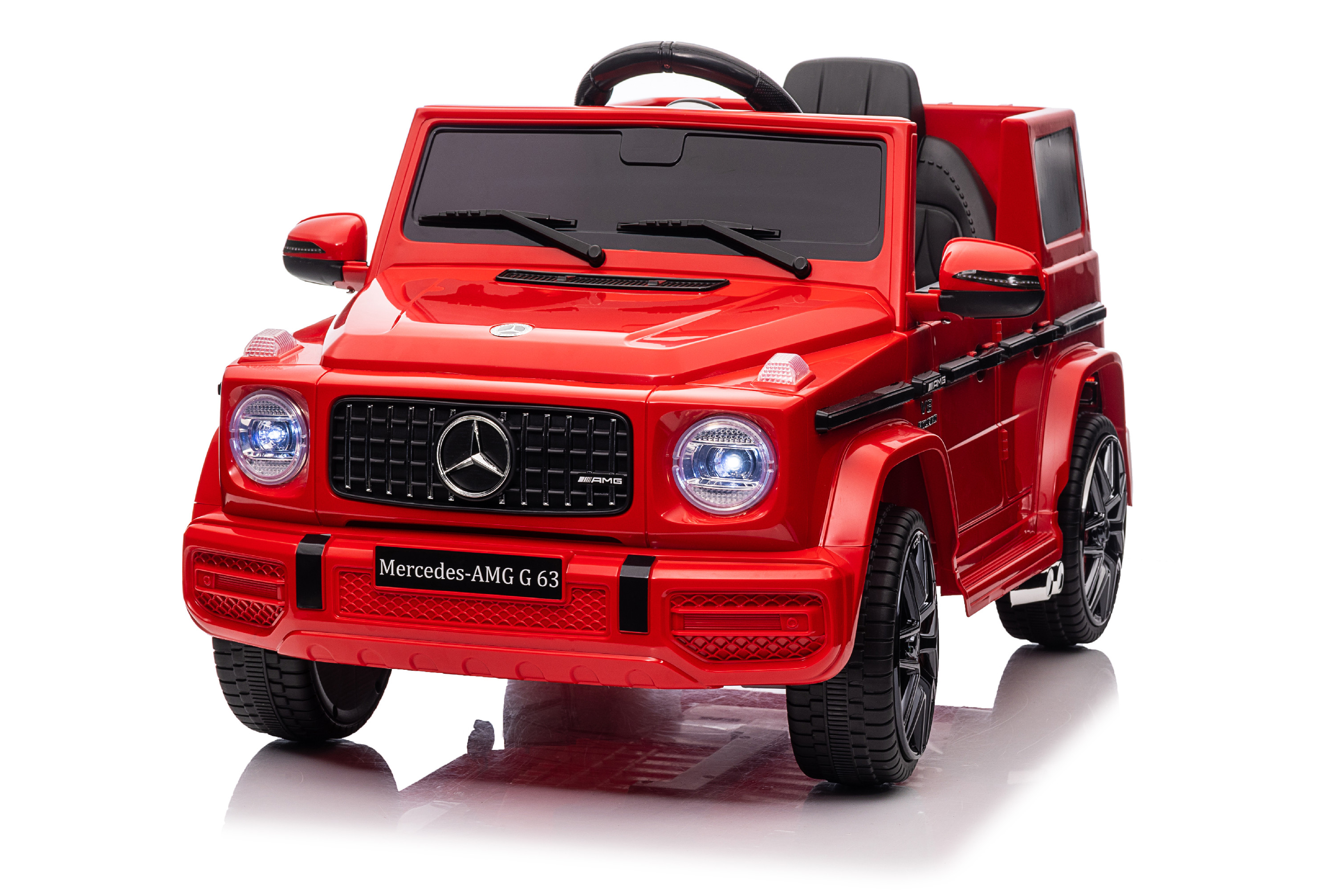 Detské elektrické autíčko Mercedes Benz G63 cabrio EVA kolesá červené