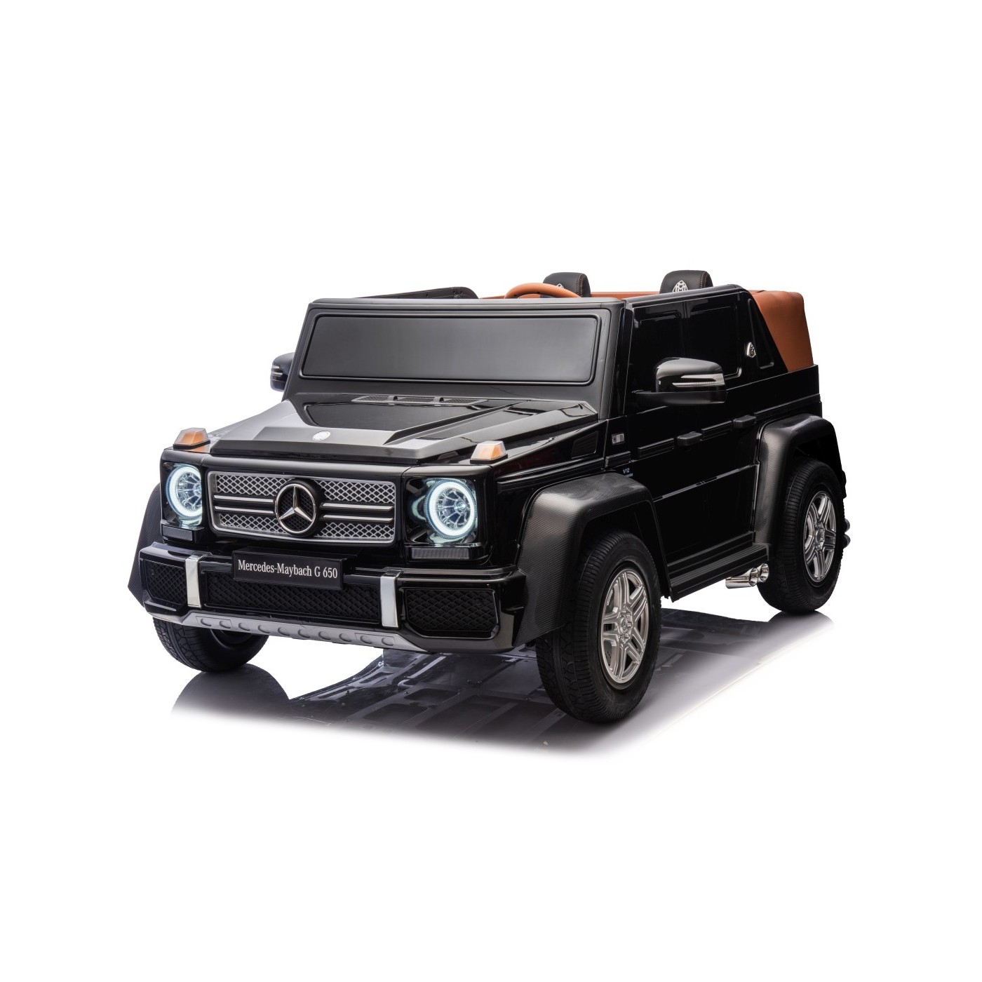 mamido Elektrické autíčko Mercedes Benz MAYBACH G650 MP4 čierne