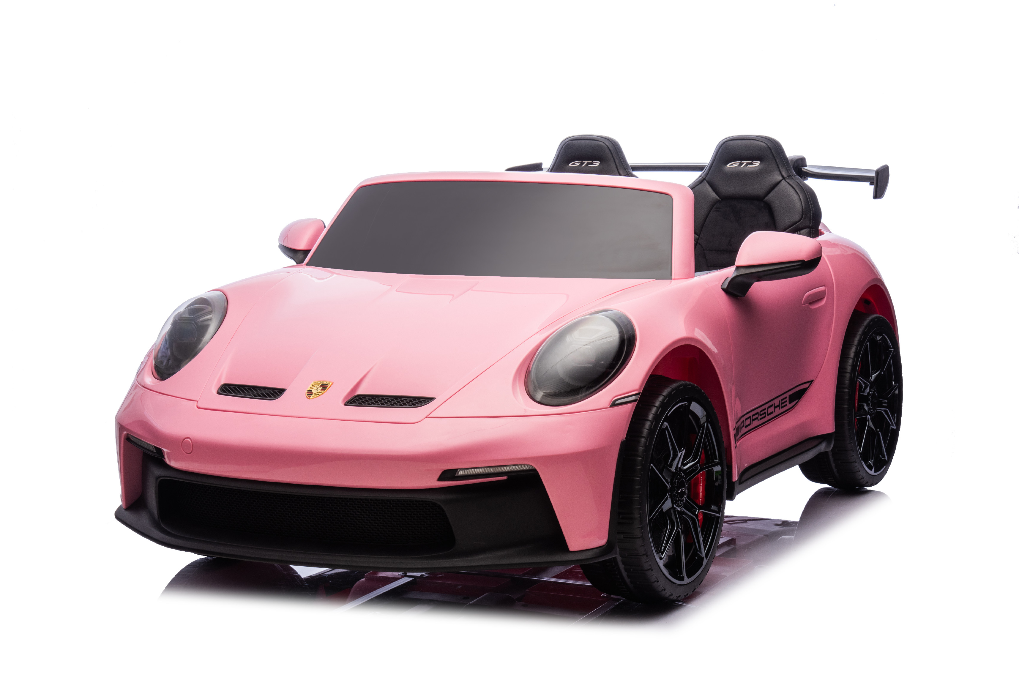 Mamido Mamido Elektrické autíčko Porsche 911 GT3 XXL + MP4 | 24V14Ah | 4x200W | Pre 2 deti | ružové