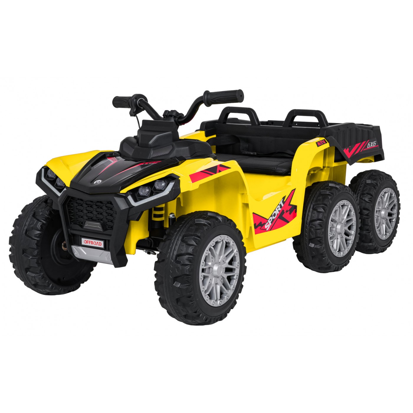 mamido Detská elektrická štvorkolka Quad Sport TX ATV žltá