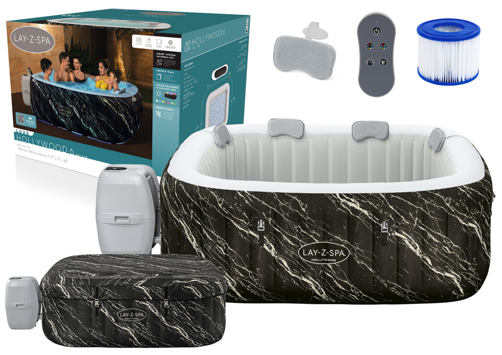 mamido Nafukovacie kúpele SPA Hollywood 180 x 66 cm Bestway 6001F