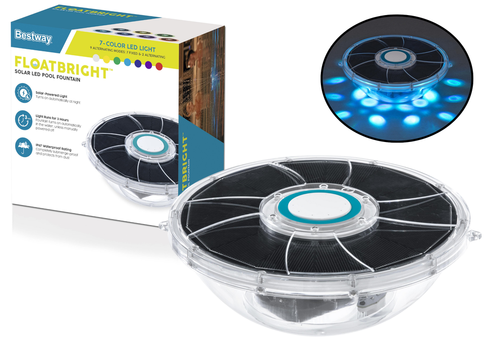 mamido Solárna LED fontána do bazéna Bestway 58849