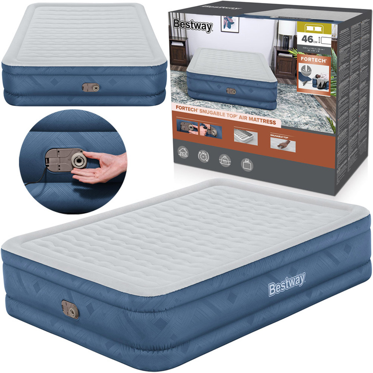 mamido Bestway Nafukovací matrac dvojlôžkový samonafukovací 203x152x46cm 69075