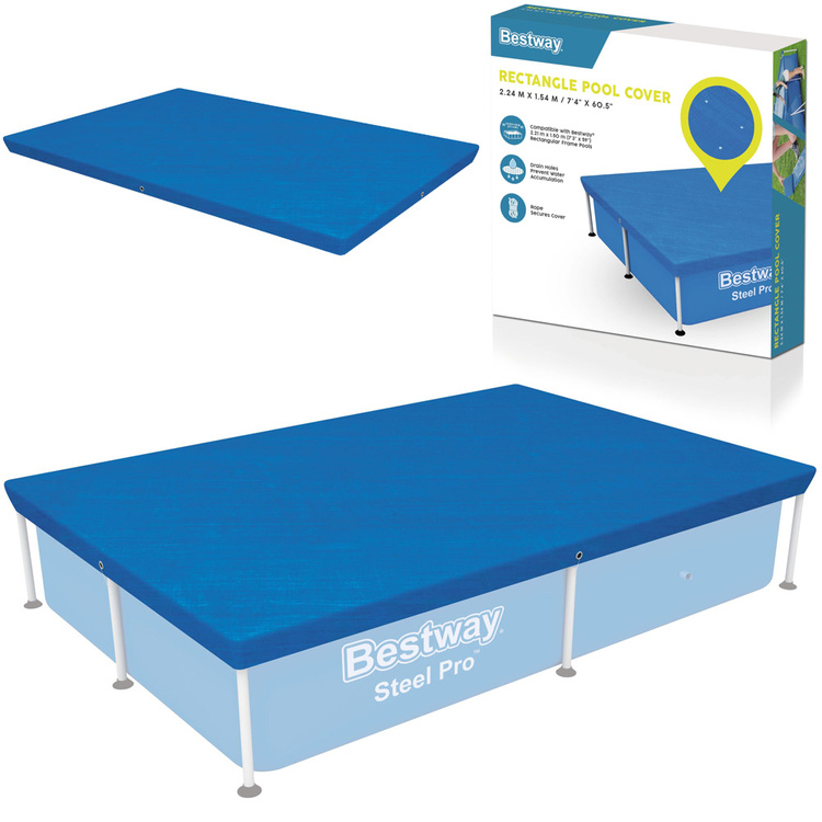 mamido Bestway plachta na bazén 221x150 cm 58103