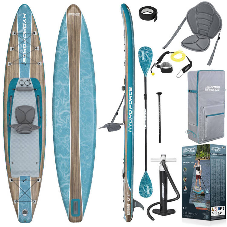 mamido Bestway SUP HydroForce Glider Elite 381x79x15cm 2v1 6532G
