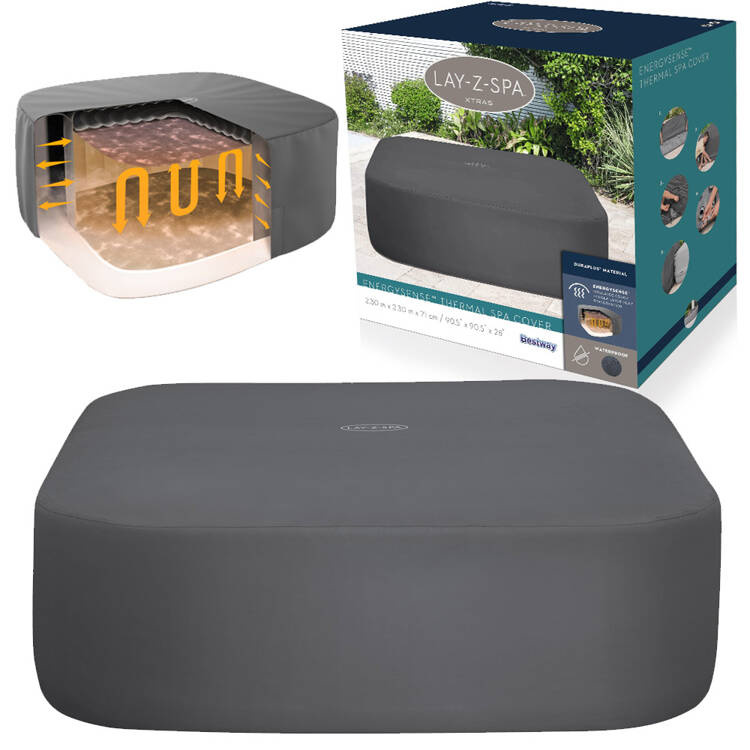 mamido Bestway termálny kryt ENERGYSENSE pre Lay-Z-Spa 230 cm 60333