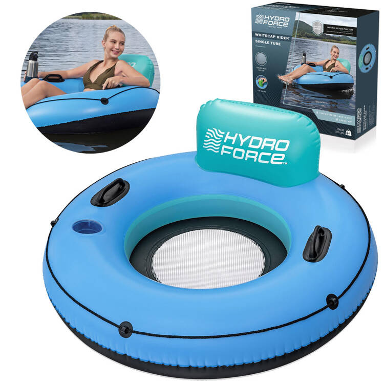 mamido Bestway veľké nafukovací kruh s opierkou 106 cm pre deti i dospelých 43108