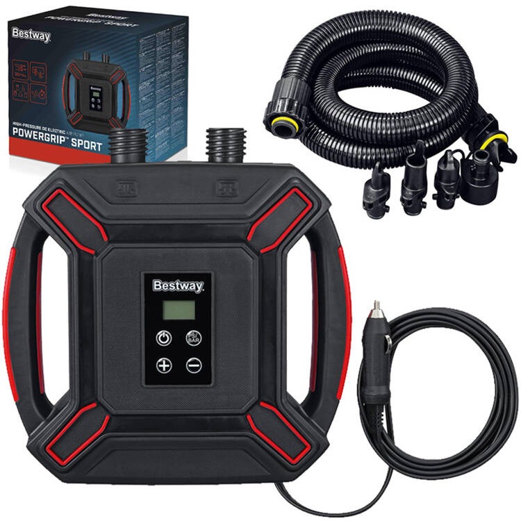 mamido Bestway vysokotlaková elektrická pumpa na vzduch DC 4 adaptéry 62265