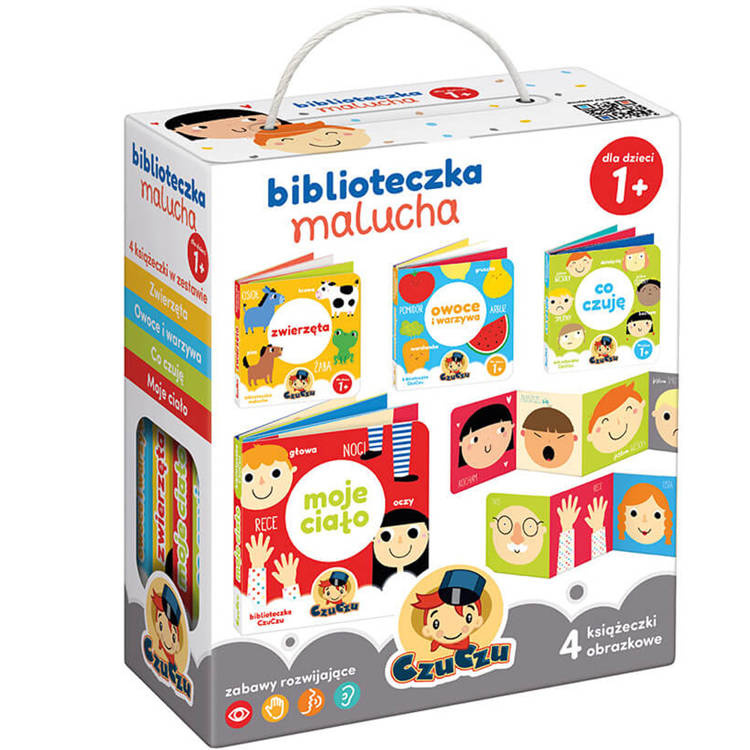 mamido CzuCzu Knižnica pre najmenších 4 knižky ZA4160
