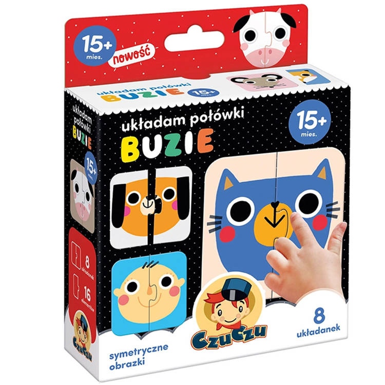 mamido CzuCzu Skladám polovice Tváre puzzle 15m+ ZA4044