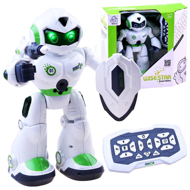 mamido Diaľkovo ovládaný ROBOT tancuje Učenie angličtiny svetlo + zvuk RC0447