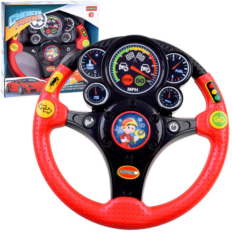 mamido Interaktívny volant zvuk vibrácie ZA3900