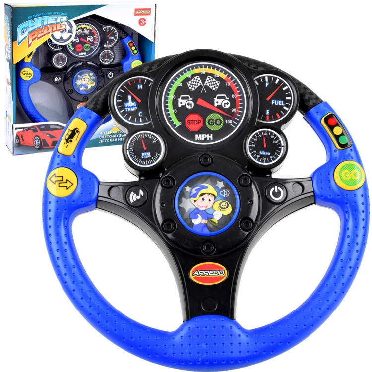 mamido Interaktívny volant zvuk vibrácie ZA3900