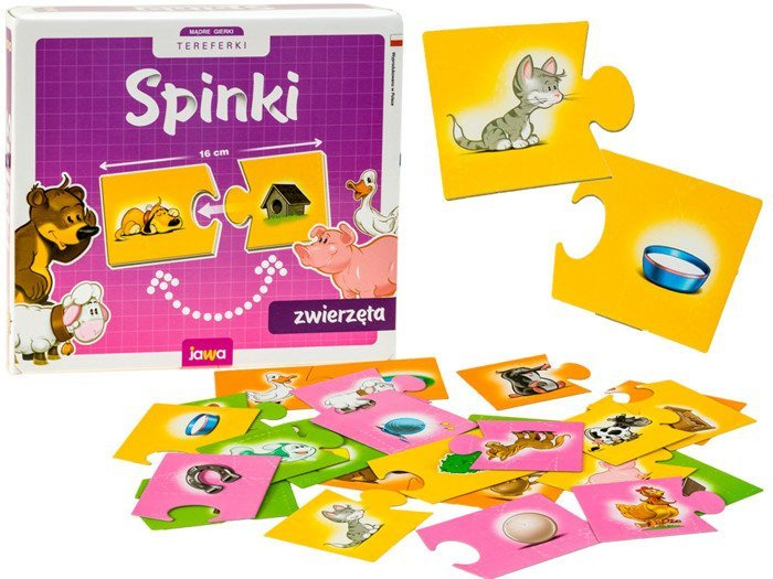 mamido Jawa Edukačná hra SPINKY - ZVIERATÁ puzzle GR0308