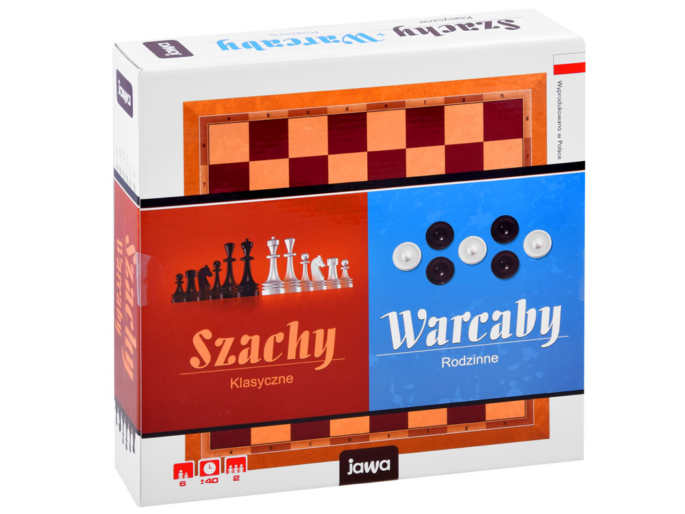 mamido Jawa Strategická stolová hra 2v1 ŠACHY + DÁMA GR0523
