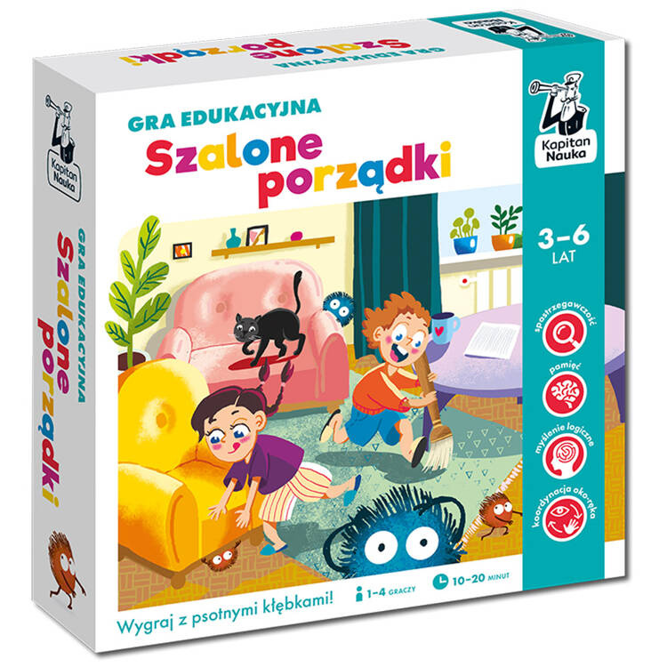 mamido Kapitan Náuka Hra Bláznivé upratovanie vzdelávacia hra 3-6 rokov GR0710