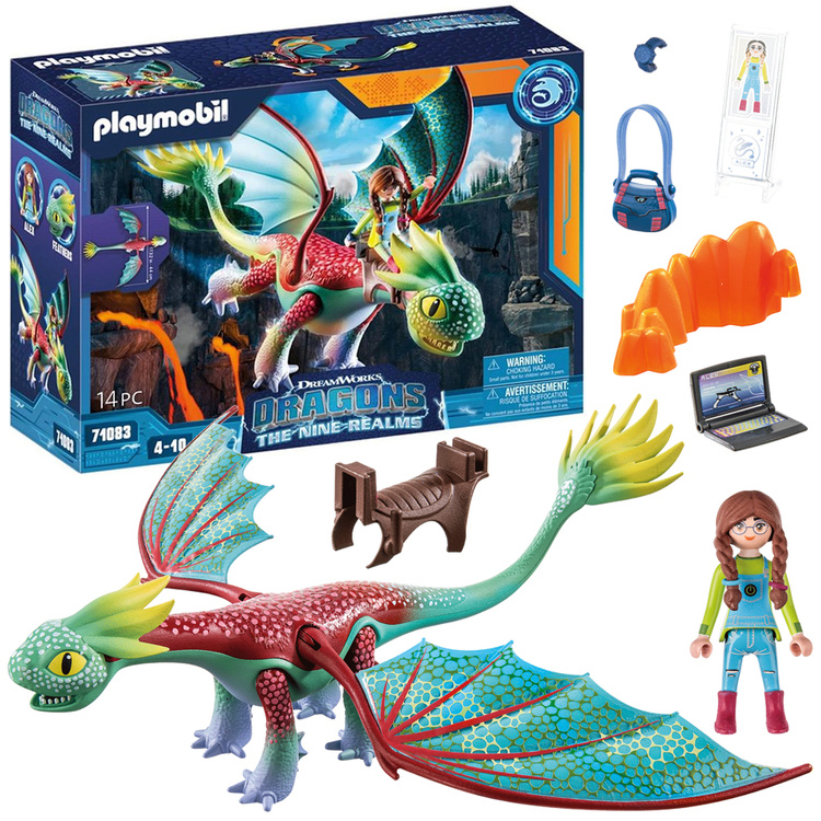 mamido Kocky Playmobil 71083 - Figúrka draka. Súprava 14 dielov. ZA5998