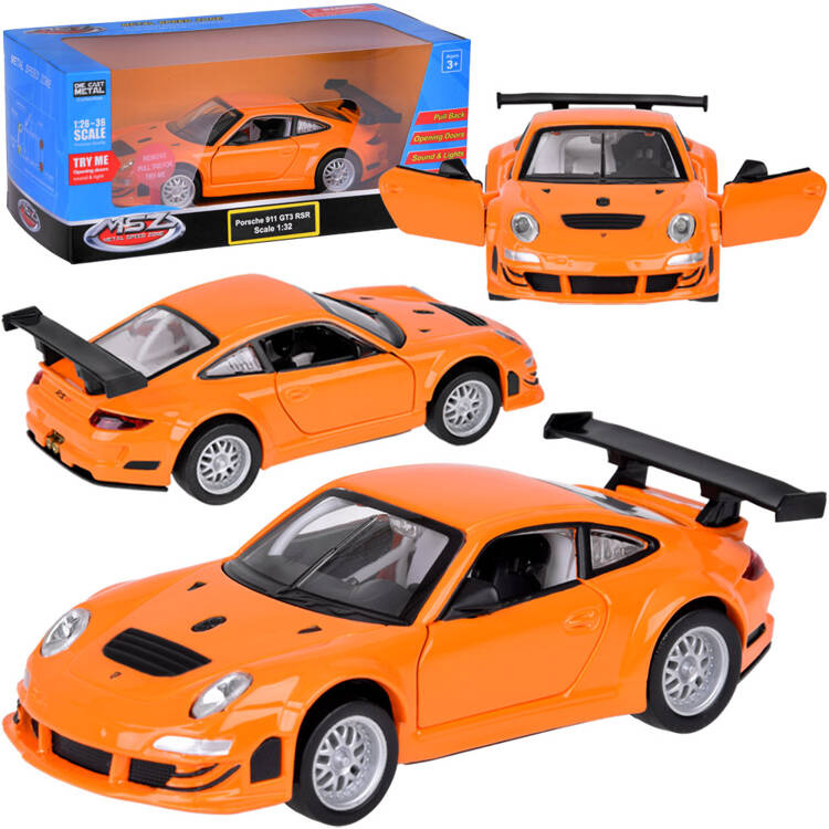 mamido Kovový model auta Porsche 911 GT3 RSR 1:32 svetlo zvuk kolekcie ZA5054