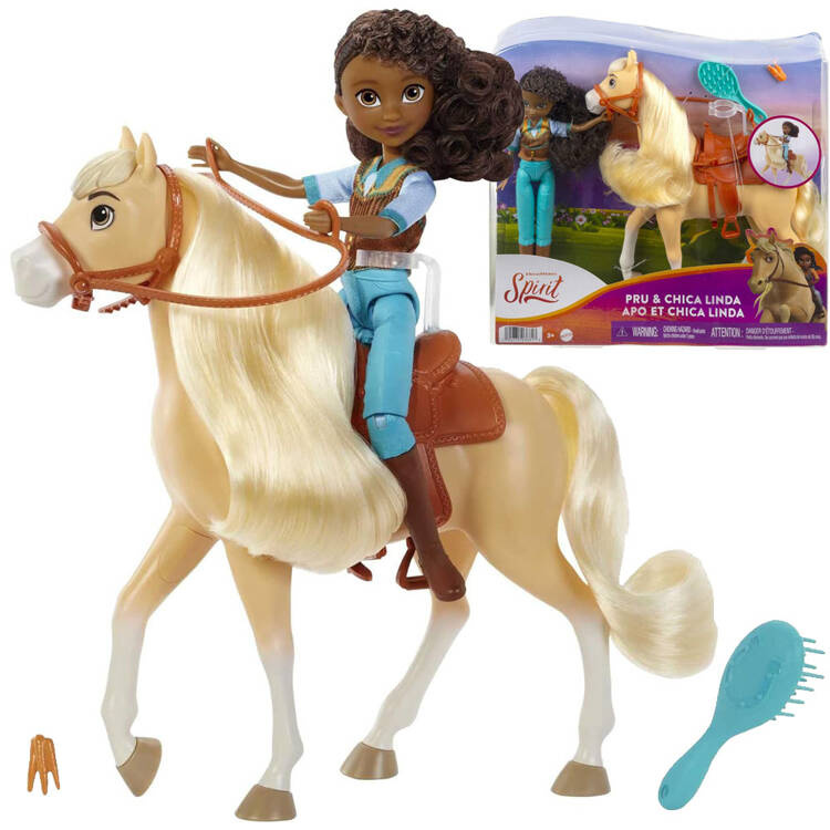 mamido Mattel Spirit Mustang Duch slobody Bábika Pru kôň HFB90 ZA4925